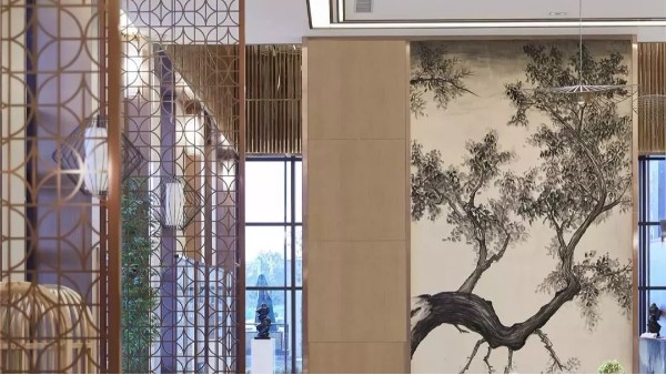 酒店不銹鋼屏風呈現(xiàn)的寧靜之美、和諧之美